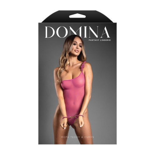 Domina One-Shoulder Teddy