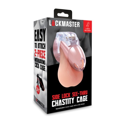 Lockmaster See Thru Chastity Cage for Comfort and Control