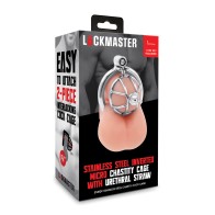 Lockmaster Stainless Steel Chastity Cage - Pure Control