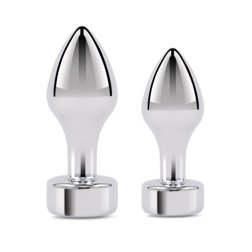 Bling Bling Metal Butt Plug Training Duo