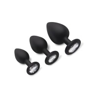 Gemsations 3 pc Silicone Butt Plug Training Set