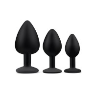 Gemsations 3 pc Silicone Butt Plug Training Set