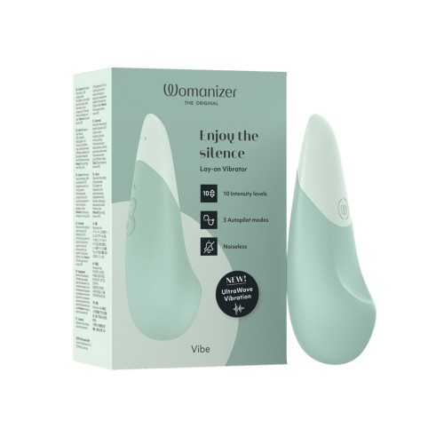 Womanizer Vibe Estimulador Silencioso en Salvia - Tecnología UltraWave