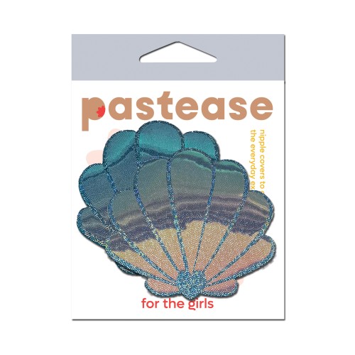 Pastease Mermaid Shells Seafoam Blue Pasties