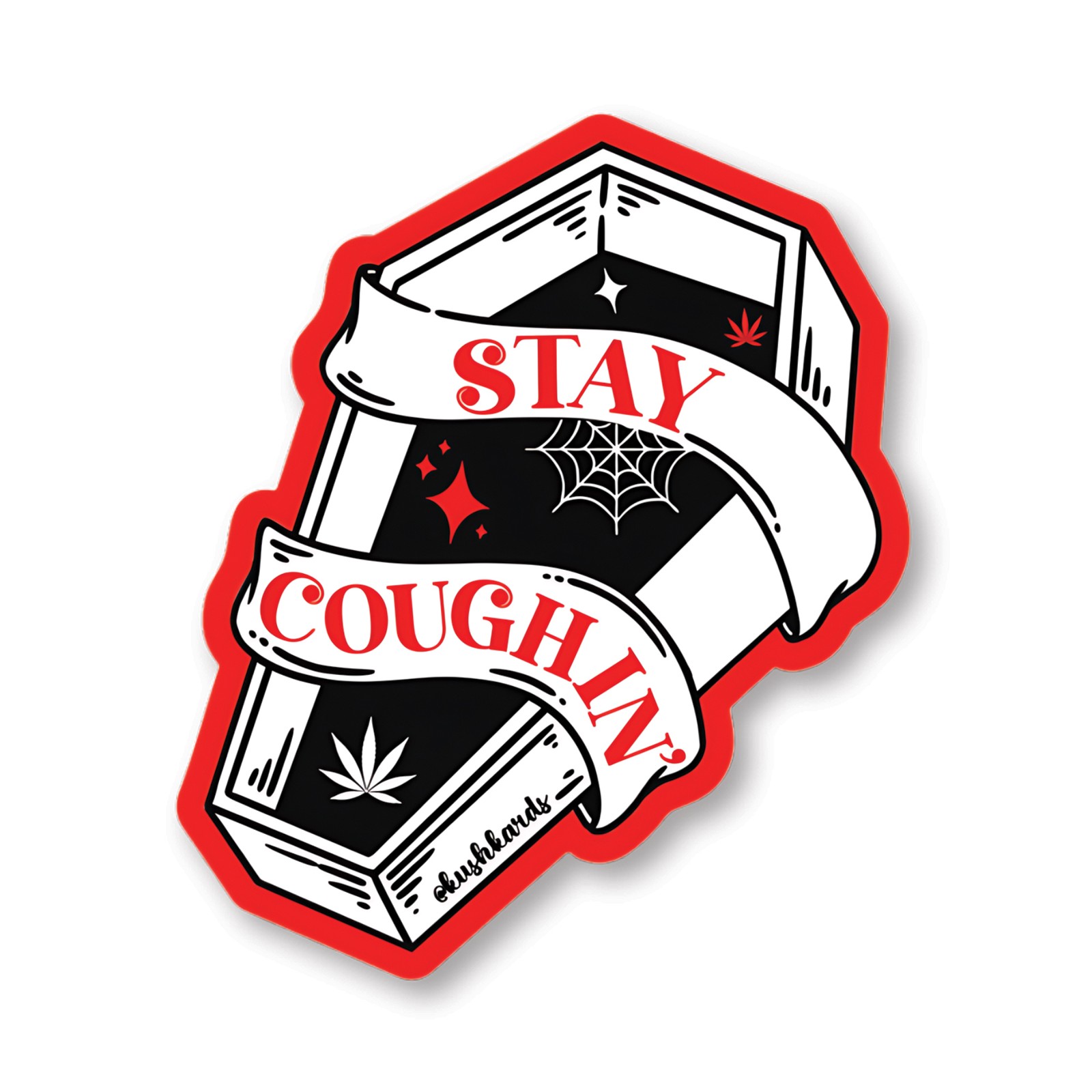 Stay Coughin Sticker Pack of 3