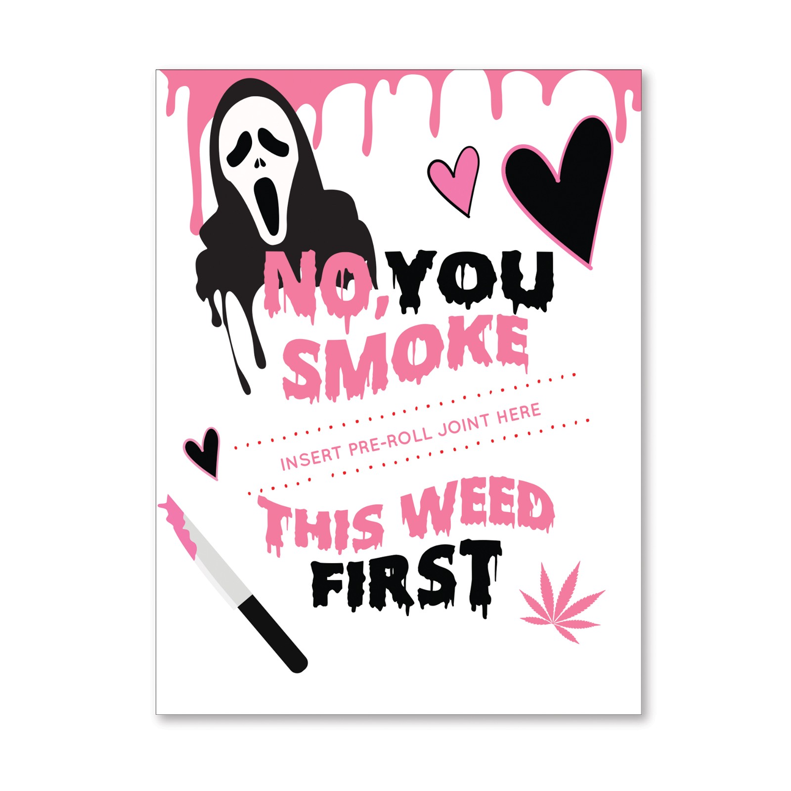 GhostFace Halloween Greeting Card for Spooky Fun