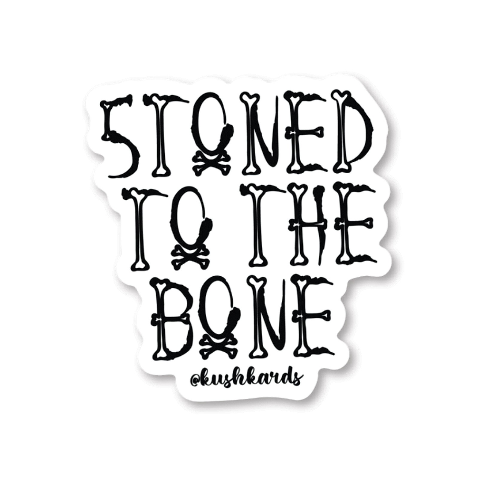 Halloween Stoned to the Bone Stickers Pack