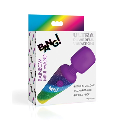 Rainbow Mini Wand for Vibrant Pleasure