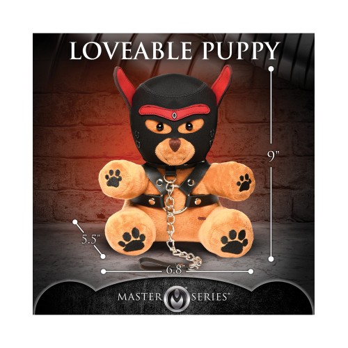 Charming Kinky Pup Bear for Bondage Fun