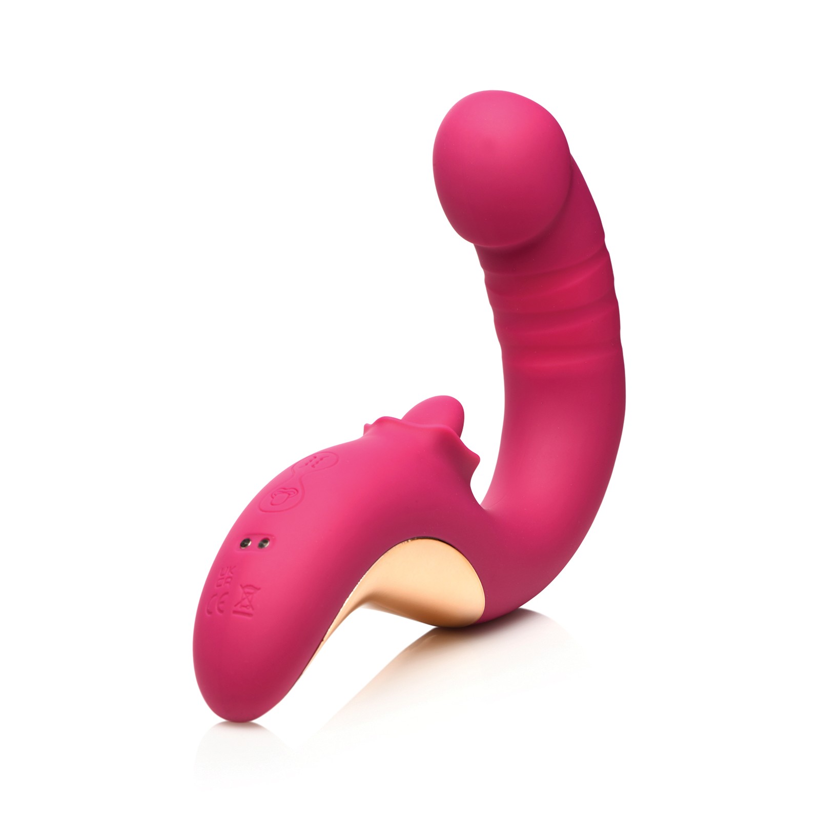 Vibrador Lickgasm Tease & Please con Movimiento y Lamido - Rosa