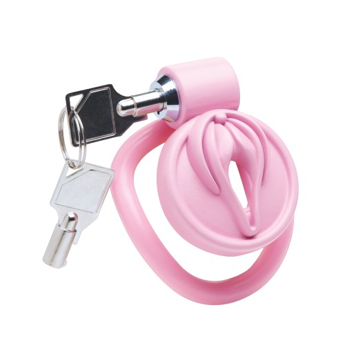 Master Series Pussification Vulva Chastity Cage Pink