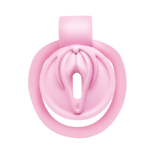 Jaula de Castidad Pussification Vulva Rosa