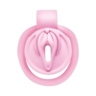 Jaula de Castidad Pussification Vulva Rosa