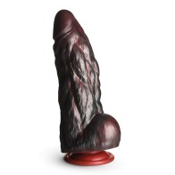 King Kong Silicone Dildo Red Gray - Unleash Your Desires