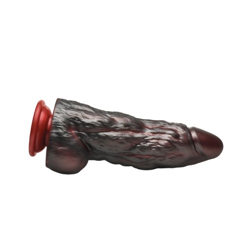 King Kong Silicone Dildo Red Gray - Unleash Your Desires