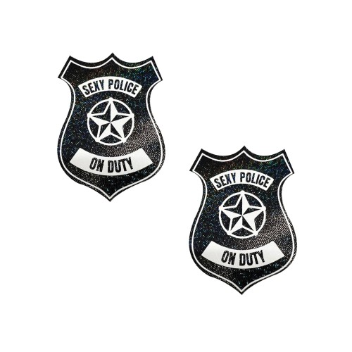 Neva Nude Sexy Police Badge Pasties