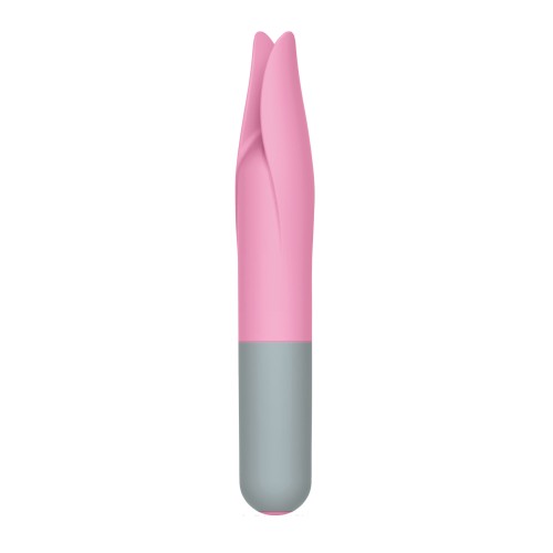 Tickler de Clítoris Cherry Flicker Rock Candy Rosa Gris