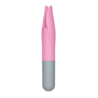 Tickler de Clítoris Cherry Flicker Rock Candy Rosa Gris