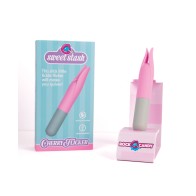 Tickler de Clítoris Cherry Flicker Rock Candy Rosa Gris