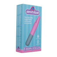 Tickler de Clítoris Cherry Flicker Rock Candy Rosa Gris