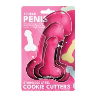 3 Piece Penis Cookie Cutter Set