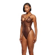 Liquid Metal Metallic Mesh Teddy Copper XL - Bold and Alluring