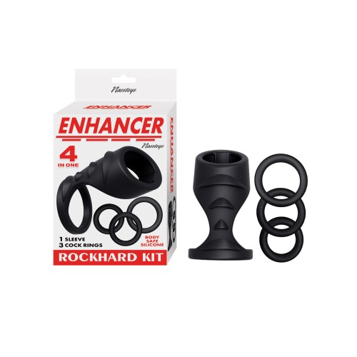 Kit Enhancer Rockhard 4 en Uno - Negro