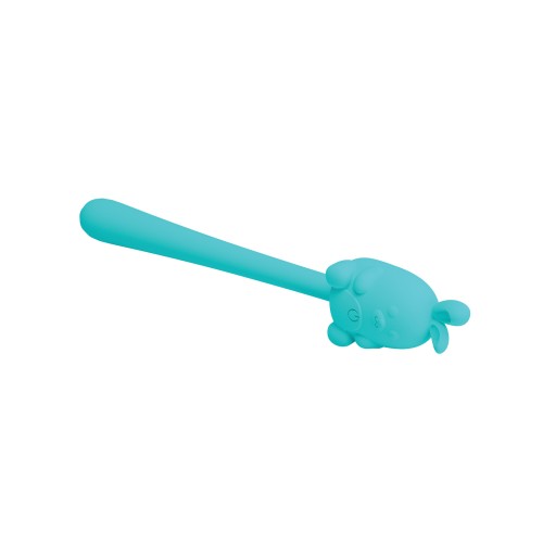 Pretty Love Cute Bunny Flirting Stick Turquoise