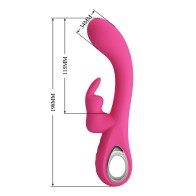 Pretty Love Novak Pink Rabbit with Multi-Vibration Modes