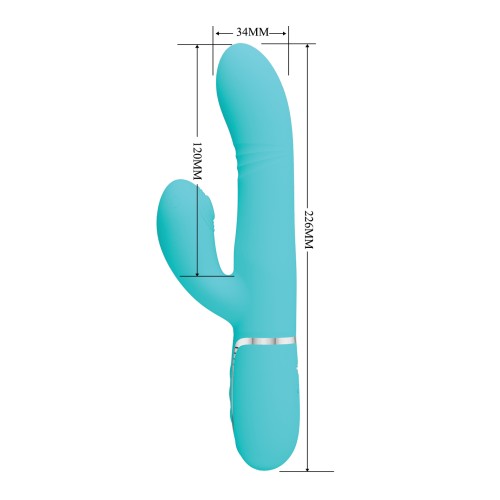 Pretty Love Mariana 4 in 1 Rabbit Vibrator Aqua