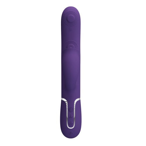 Vibrador Conejito Pretty Love Gigi 3 en 1 - Púrpura