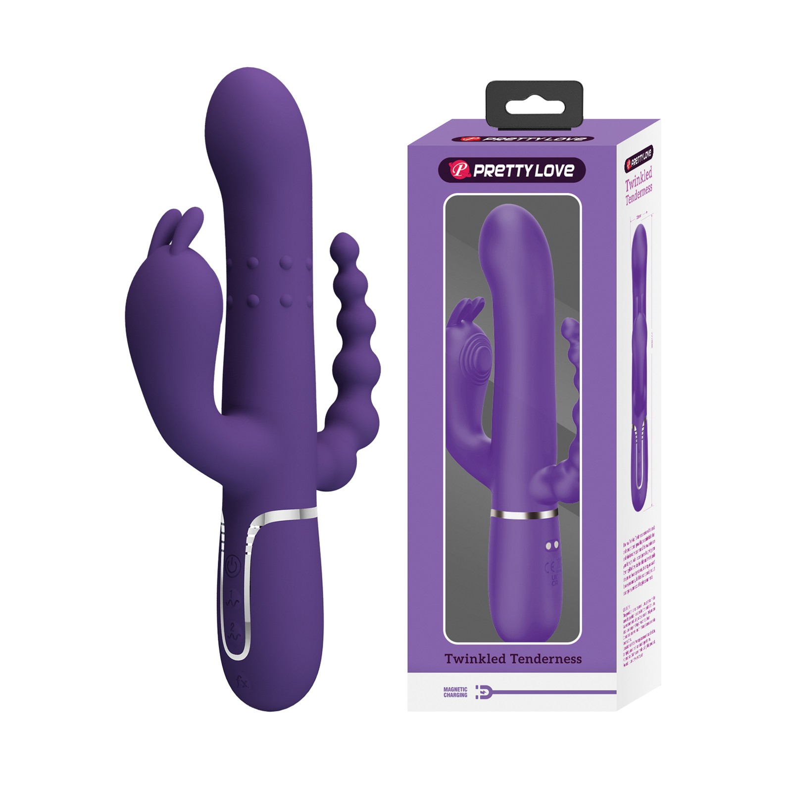 Pretty Love Cammy 4 in 1 Rabbit Vibrator - Powerful Triple Stimulation