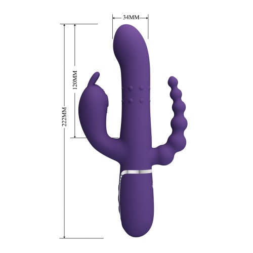 Pretty Love Cammy 4 in 1 Rabbit Vibrator - Powerful Triple Stimulation