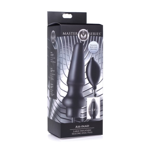 Ass-Pand Inflatable Silicone Anal Plug - Black