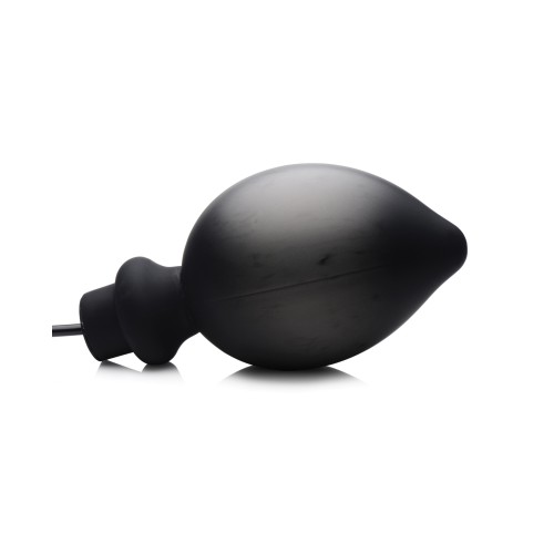 Ass-Pand Inflatable Silicone Anal Plug - Black