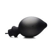 Plug Anal Inflable de Silicona Ass-Pand - Negro