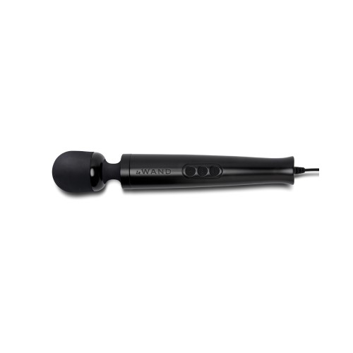 Le Wand Die Cast Plug-In Massager - Black