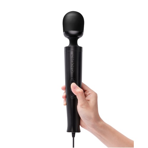 Le Wand Die Cast Plug-In Massager - Black