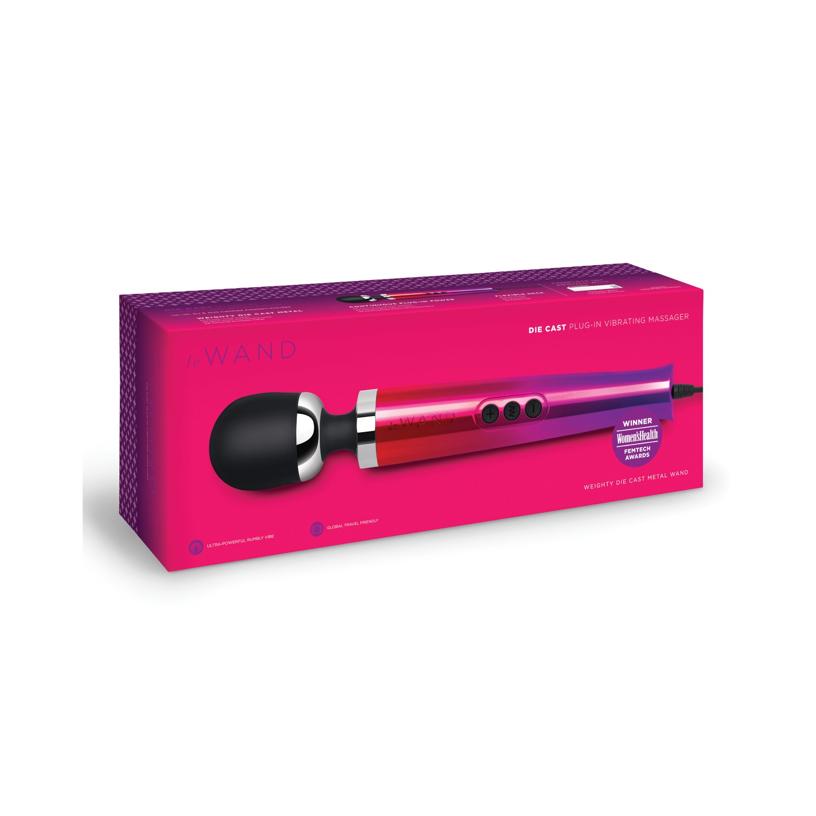 Le Wand Die Cast Plug-In Massager - Ombre