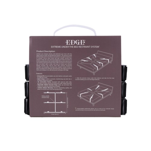 Edge Extreme Under Bed Restraint System - Black