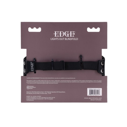 Edge Lights Out Blindfold Black