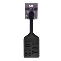 Edge FUCK TOY Silicone Paddle - Black