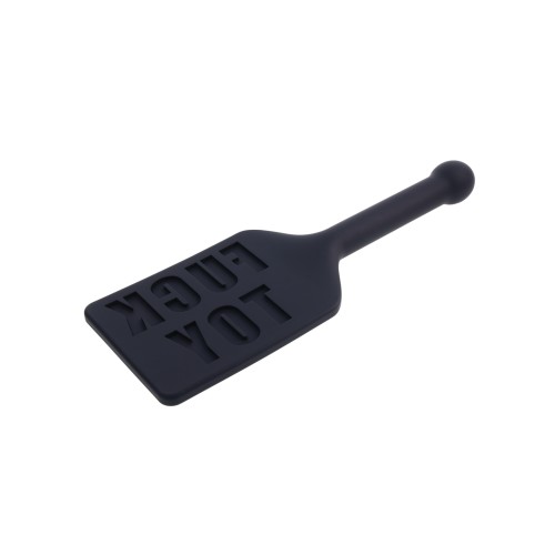 Edge FUCK TOY Silicone Paddle - Black