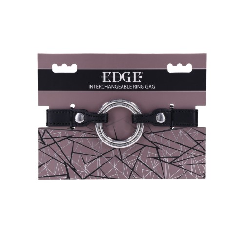 Edge Interchangeable Ring Gag - Black