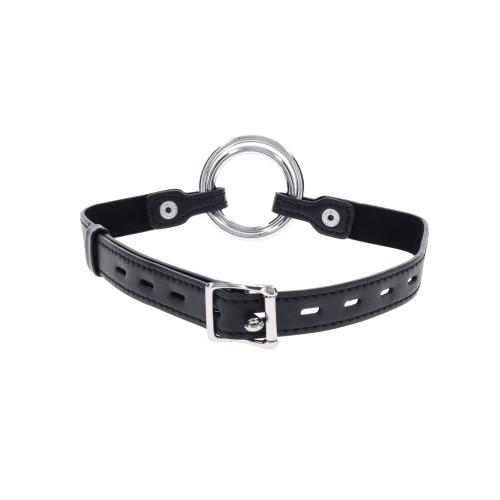 Edge Interchangeable Ring Gag - Black