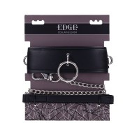 Collar y Correa Edge - Negro