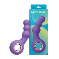 Luv Inc. Beaded Ring Vibrator - Purple