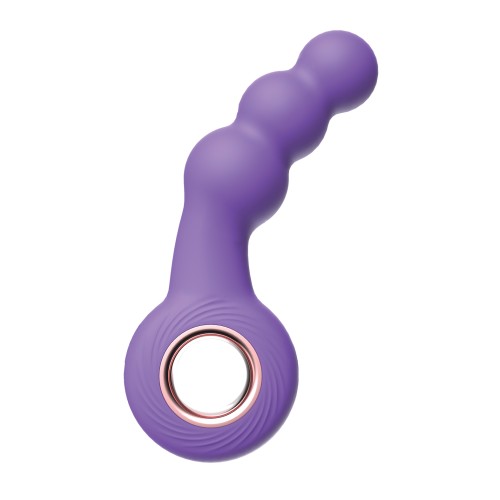 Luv Inc. Beaded Ring Vibrator - Purple