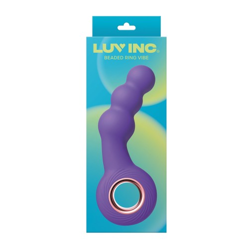 Vibrador con Anillo Bead Luv Inc. - Púrpura