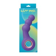 Luv Inc. Beaded Ring Vibrator - Purple